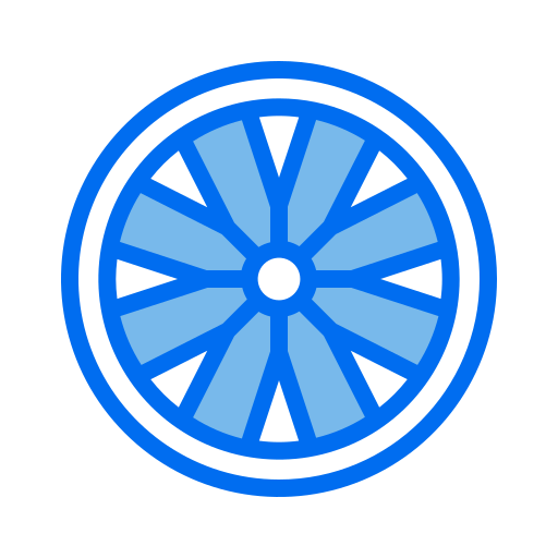ruota Generic Blue icona