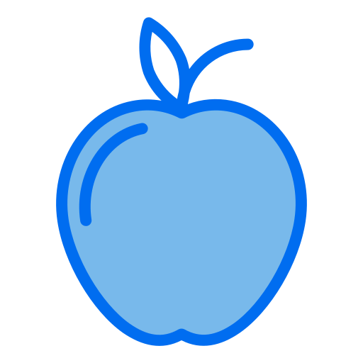maçã Generic Blue Ícone