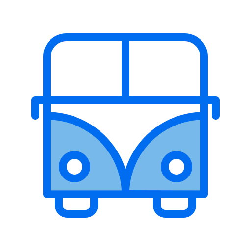 Bus Generic Blue icon