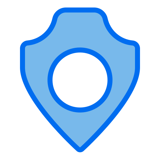 escudo Generic Blue Ícone