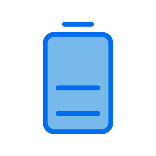 Батарейный бар Generic Blue иконка