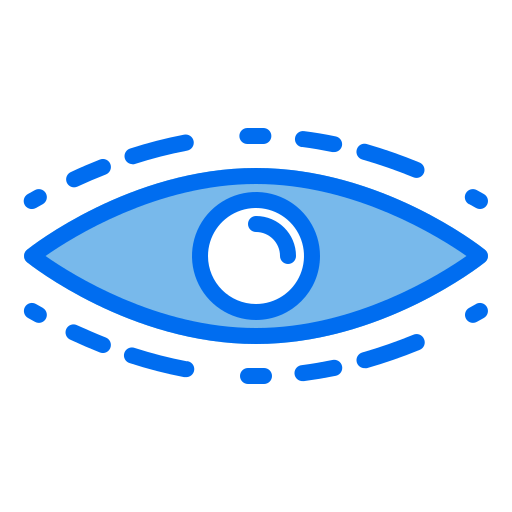Eyes Generic Blue icon
