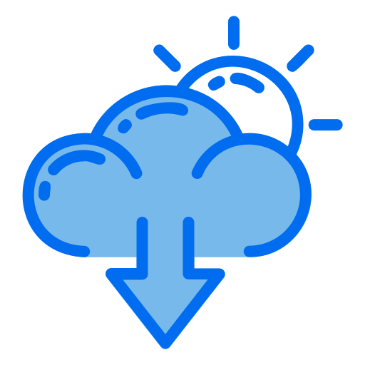 chmura Generic Blue ikona