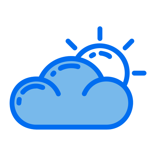 曇り Generic Blue icon