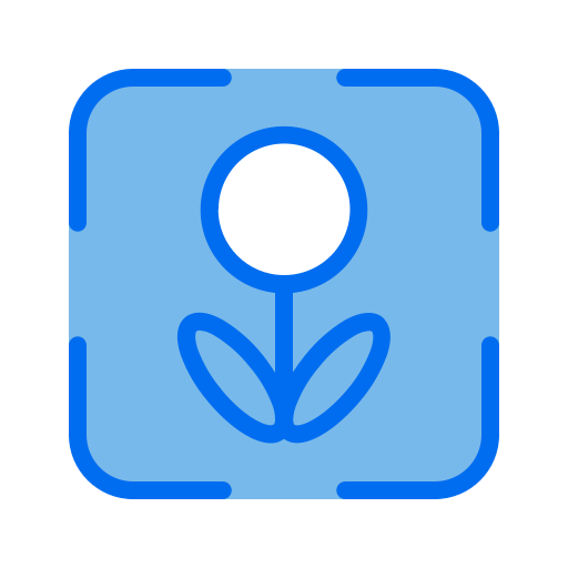 macro Generic Blue Icône