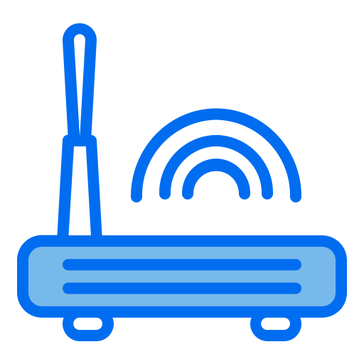Router device Generic Blue icon