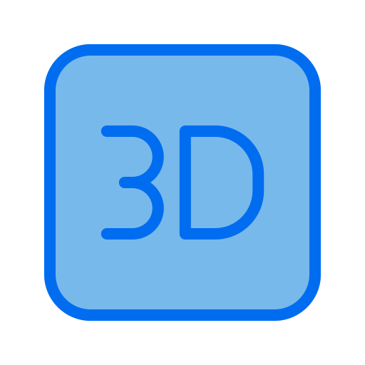 3d Generic Blue Icône
