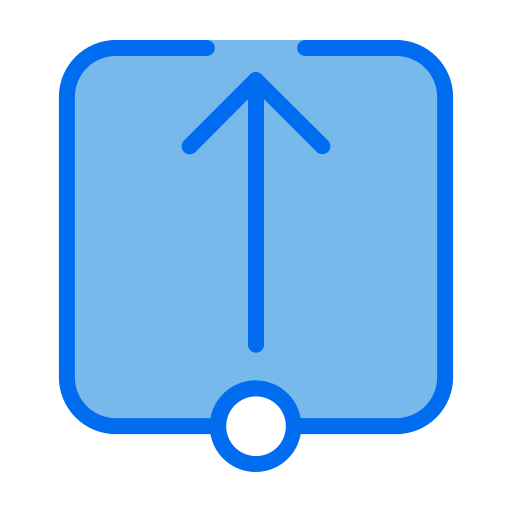 Uploading Generic Blue icon