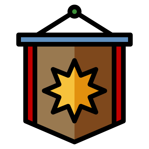 banderín Generic Outline Color icono