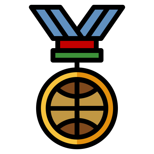 バスケットボール賞 Generic Outline Color icon