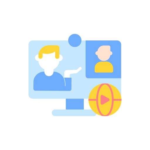 Online conference Generic Flat icon