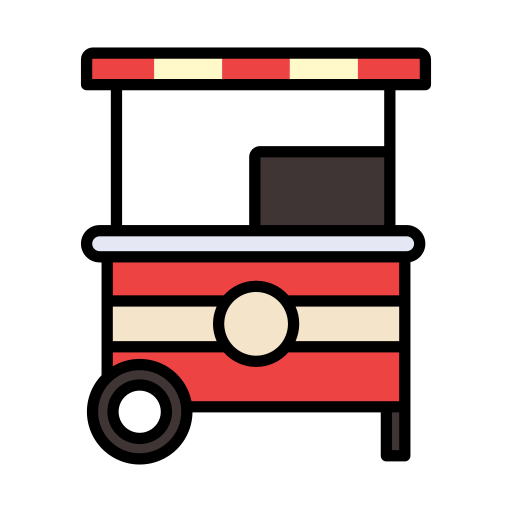 フードカート Generic Outline Color icon