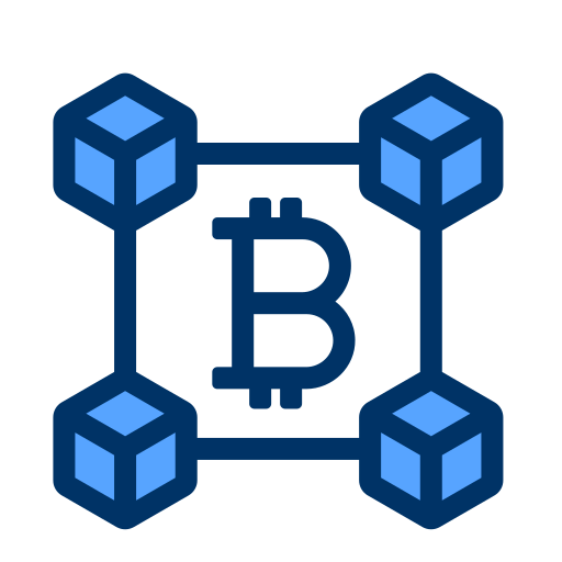 Blockchain Generic Blue icon
