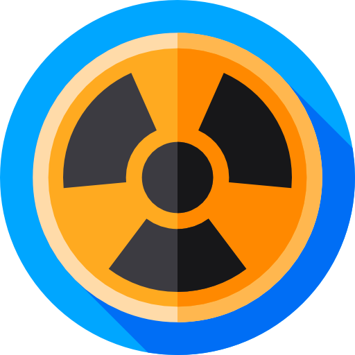 nuclear Flat Circular Flat icono