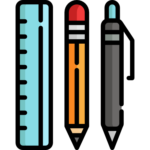학교 자료 Special Lineal color icon