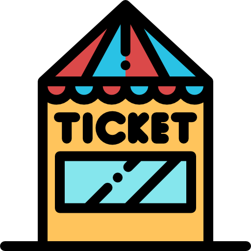 ticketkantoor Detailed Rounded Lineal color icoon