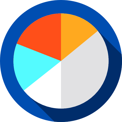 Круговая диаграмма Flat Circular Flat иконка