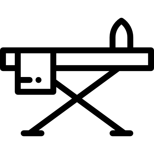 strijkplank Detailed Rounded Lineal icoon