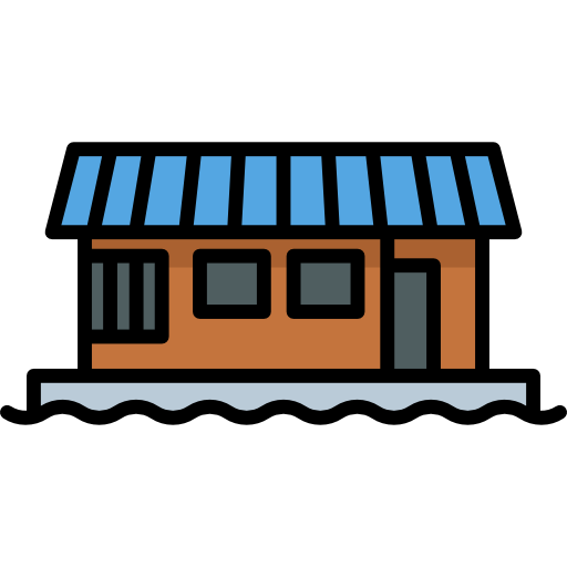 Houseboat Special Lineal color icon