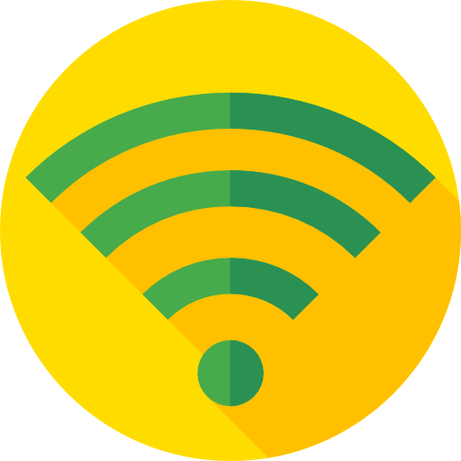 wifi Flat Circular Flat icono