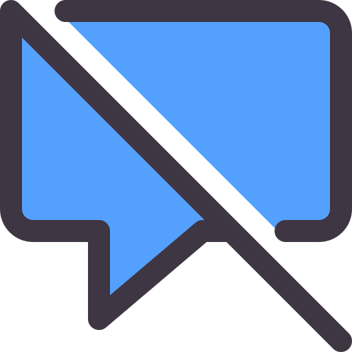 Chat Generic Color Omission icon