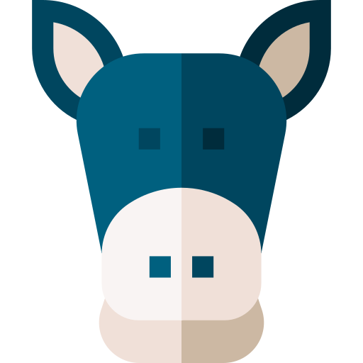 burro Basic Straight Flat icono