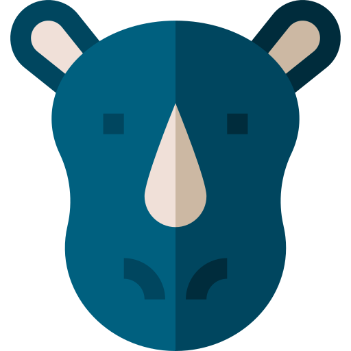 rinoceronte Basic Straight Flat icono