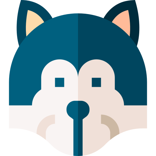 Wolf Basic Straight Flat icon
