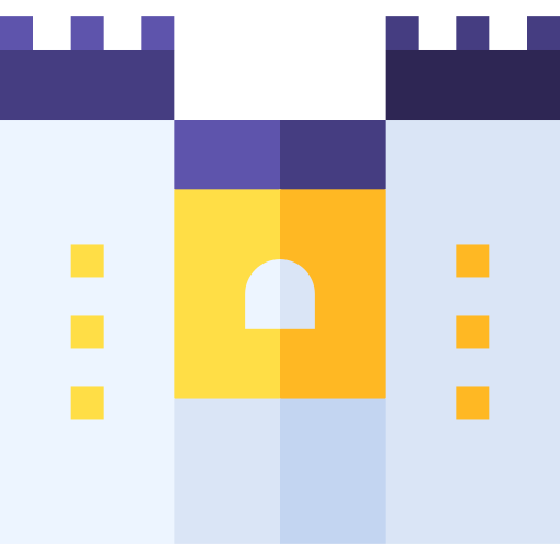 zamek Basic Straight Flat ikona