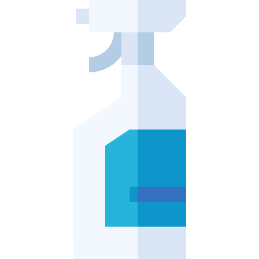 butelka z rozpylaczem Basic Straight Flat ikona