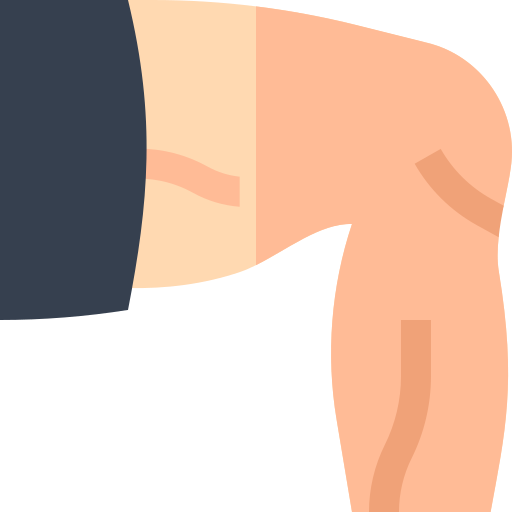 rodilla Basic Straight Flat icono