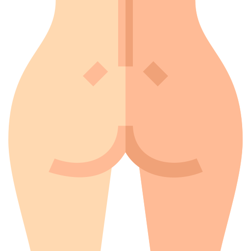 Butt Basic Straight Flat icon