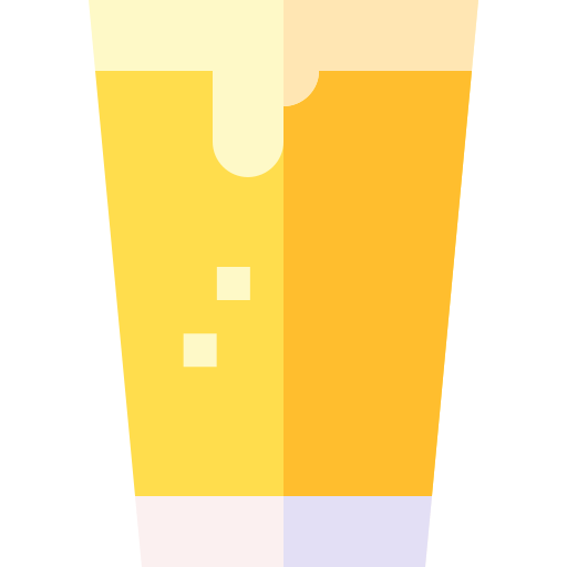litro de cerveja Basic Straight Flat Ícone