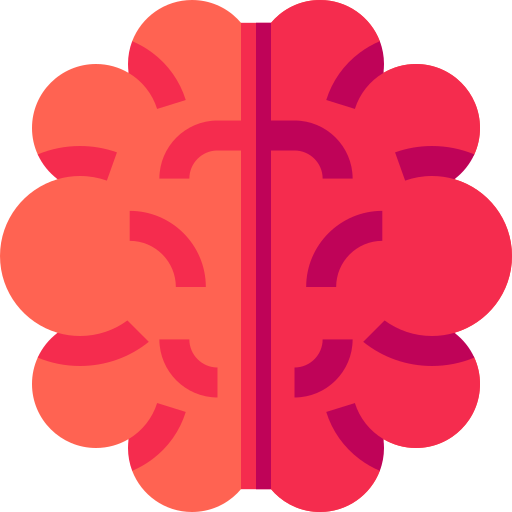 뇌 Basic Straight Flat icon