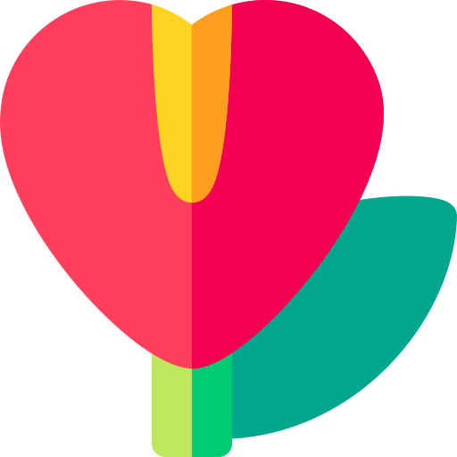flor Basic Rounded Flat icono