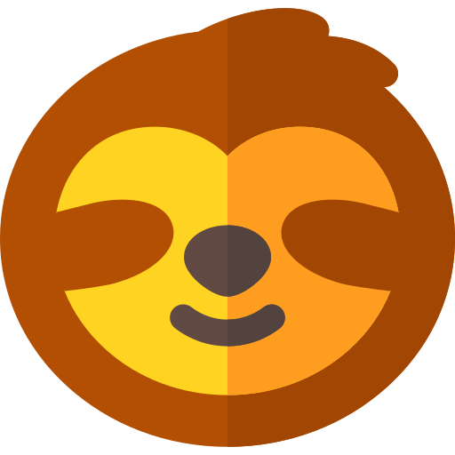 Sloth Basic Rounded Flat icon