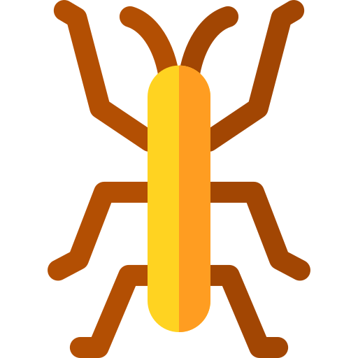 insecto palo Basic Rounded Flat icono