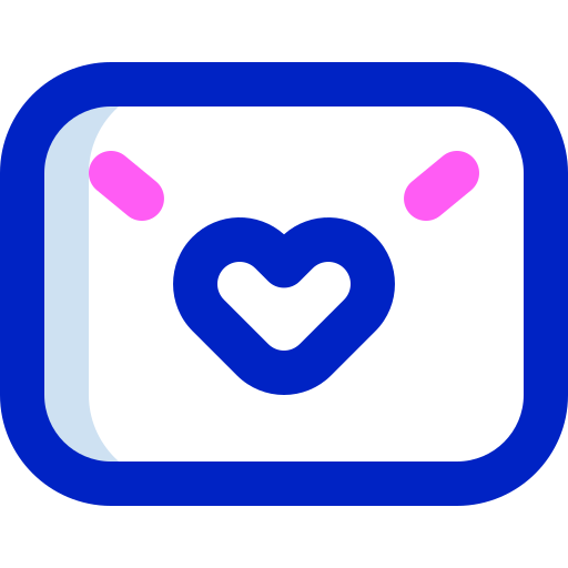 liefdesbrief Super Basic Orbit Color icoon