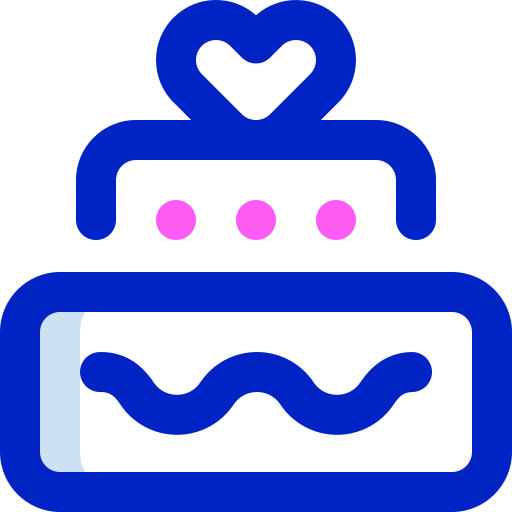 Wedding cake Super Basic Orbit Color icon