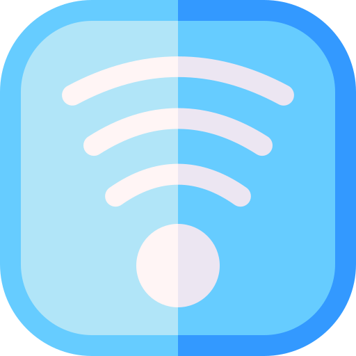 sinal wi-fi Basic Rounded Flat Ícone