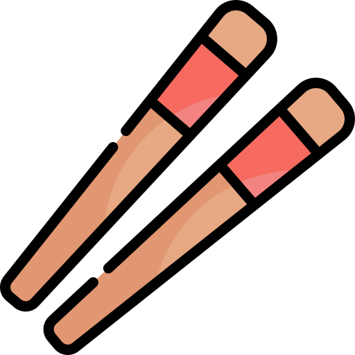 Chopsticks Kawaii Lineal color icon