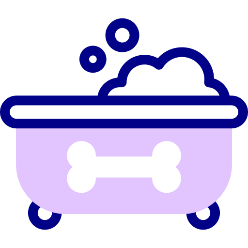 목욕통 Detailed Mixed Lineal color icon