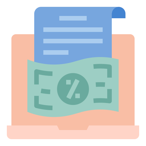 Online tax Generic Flat icon