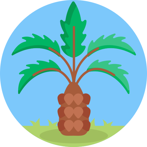 drzewo palmowe Generic Circular ikona