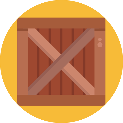 houten doos Generic Circular icoon