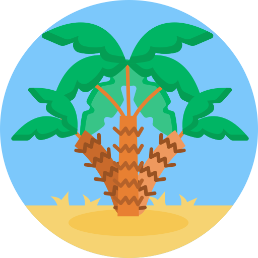 palmboom Generic Circular icoon