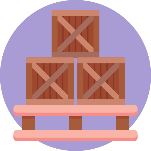 caixa de madeira Generic Circular Ícone