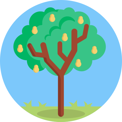 Árbol de frutas Generic Circular icono