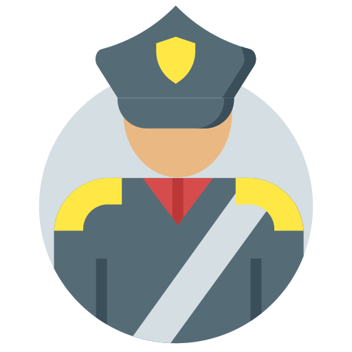 politie Generic Flat icoon