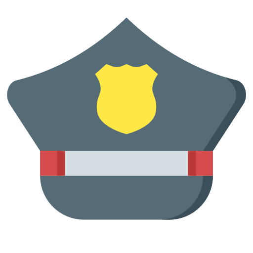 警察の帽子 Generic Flat icon